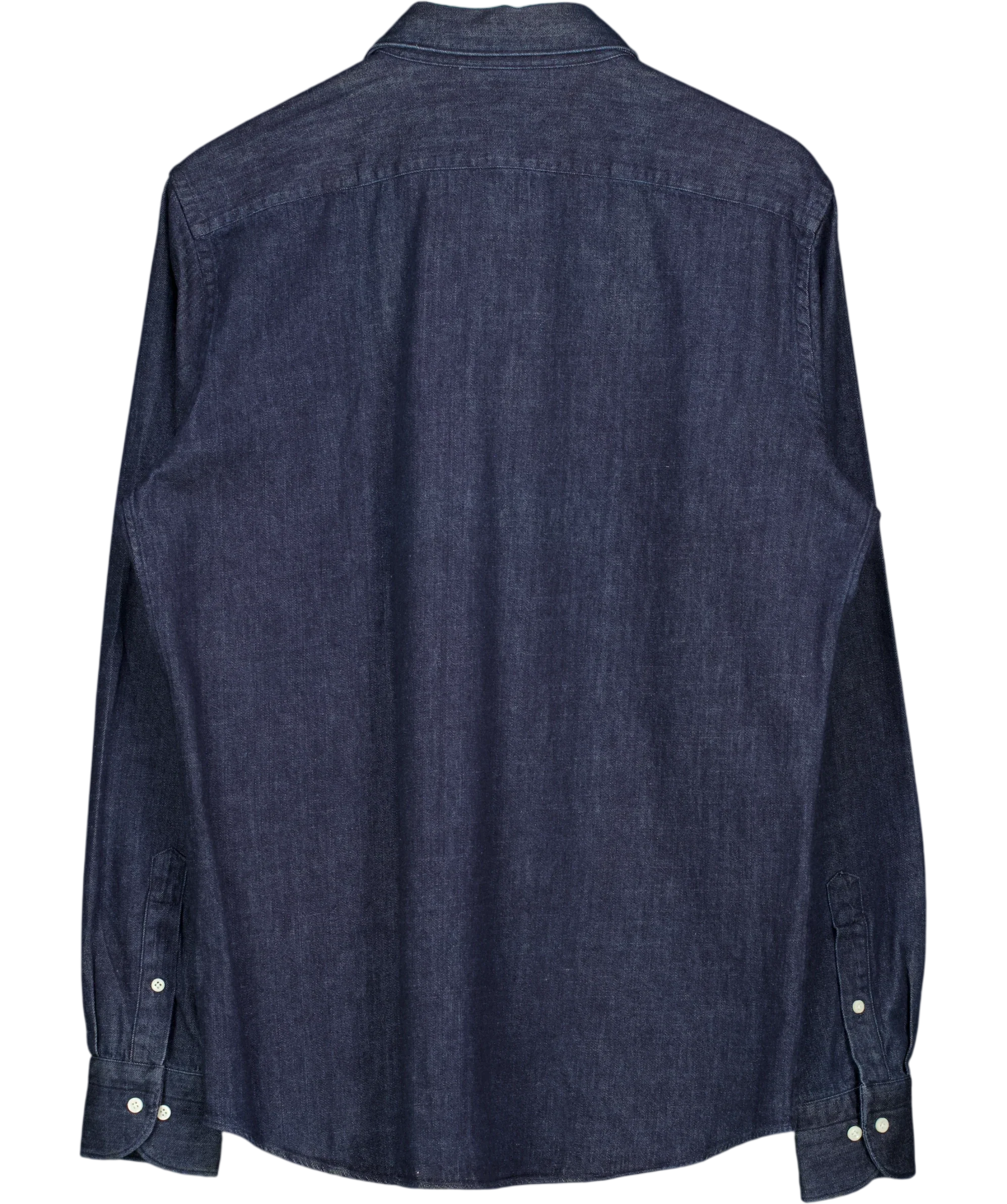 SuitSupply Blue Blue Slim Fit Shirt, size UK M — back