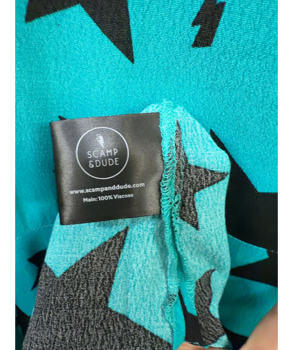 SCAMP & DUDE teal Colour, size UK 8 — label