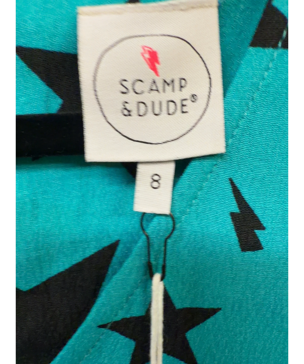 SCAMP & DUDE teal Colour, size UK 8 — care label
