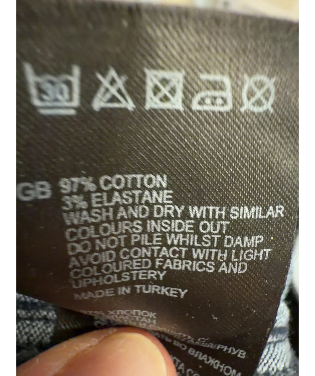 REISS Blue Carrie, size UK 8 — label