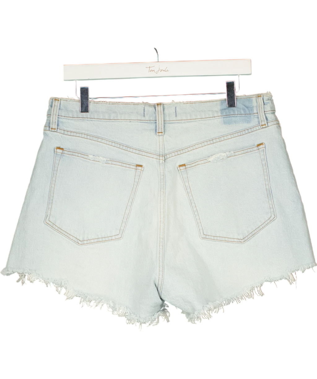 ABERCROMBIE & FITCH light blue The Mom Short High Rise, size W31 — back