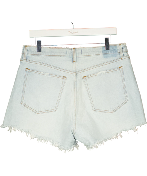 ABERCROMBIE & FITCH light blue The Mom Short High Rise, size W31 — back
