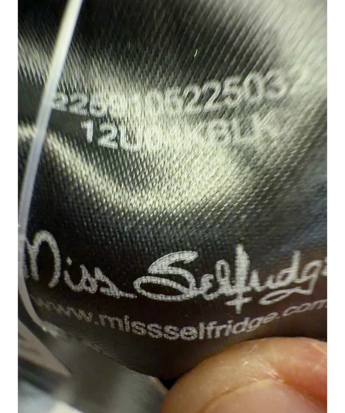 Miss Selfridge Black Colour, size UK 10 — detail