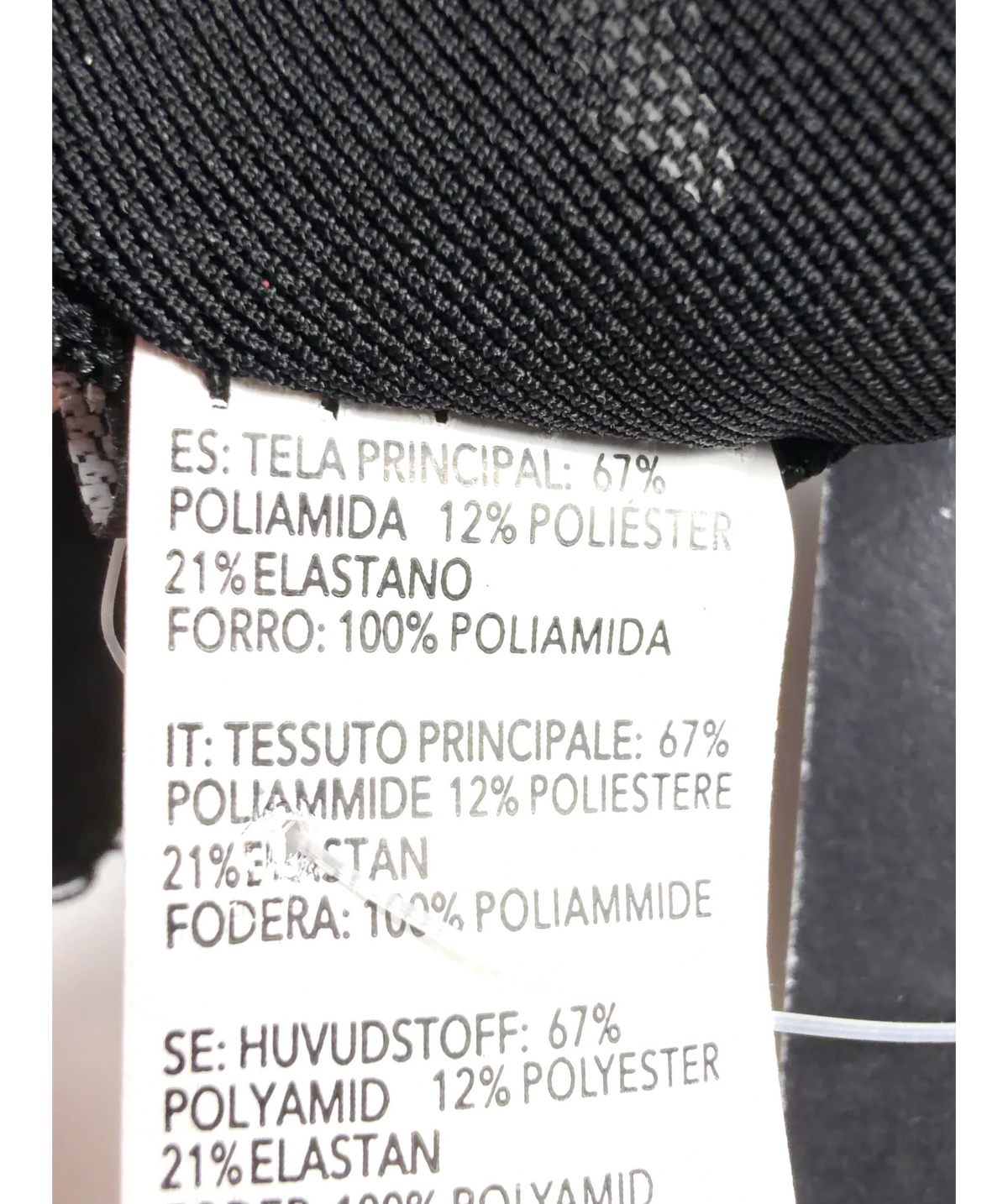 Pour Moi Black Colour, size UK 32F — care label