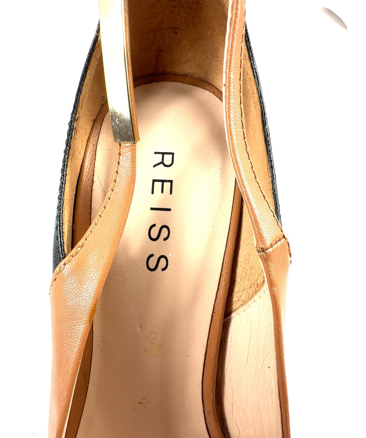 REISS Brown Colour, size UK 6 EU 39 👠 — care label