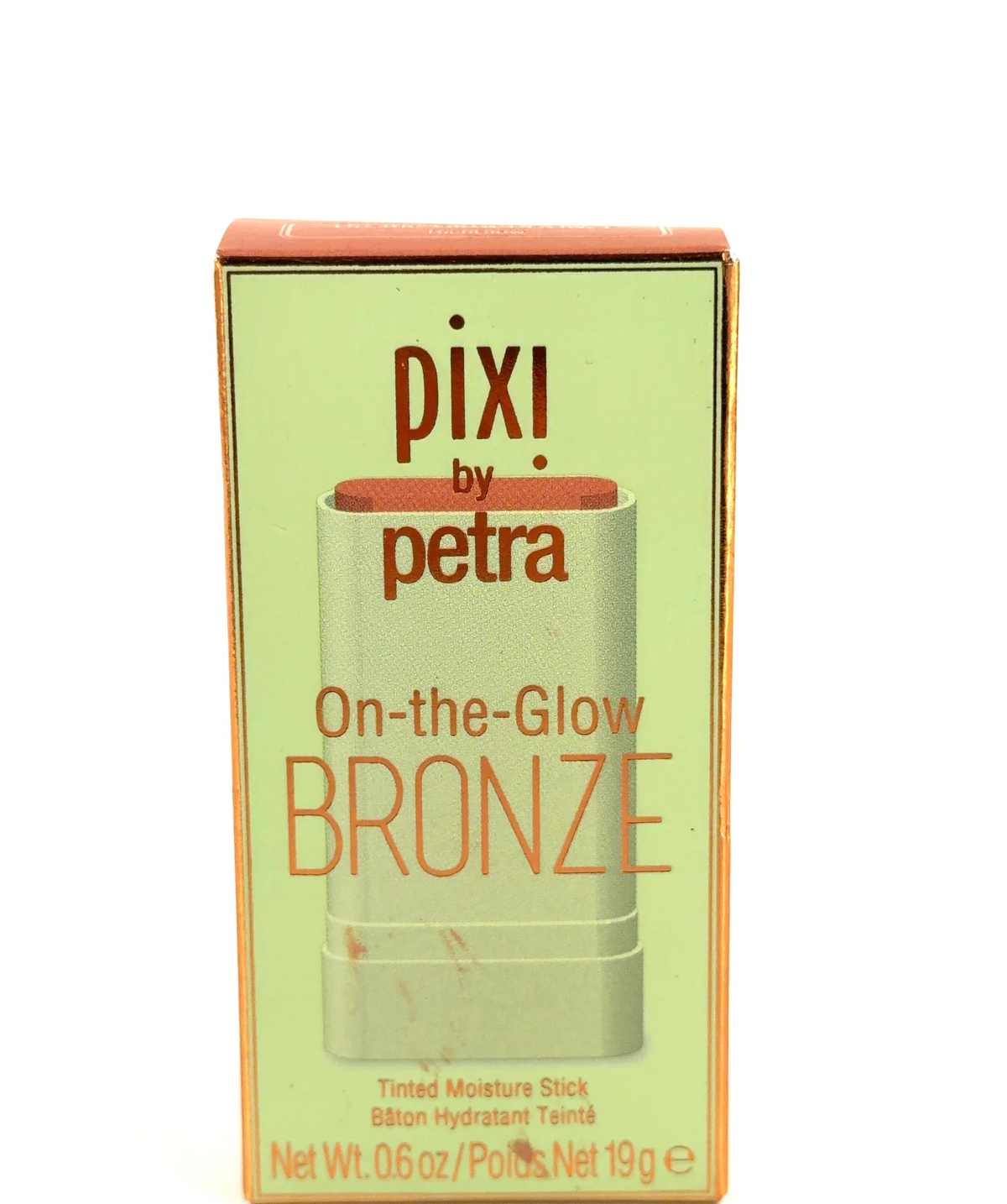 PIXI Bronze On-the-Glow, size 19g — label