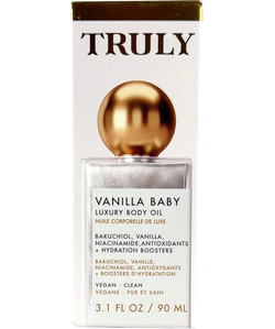 TRULY Vanilla Baby Luxury Body Oil, size 90ml — front