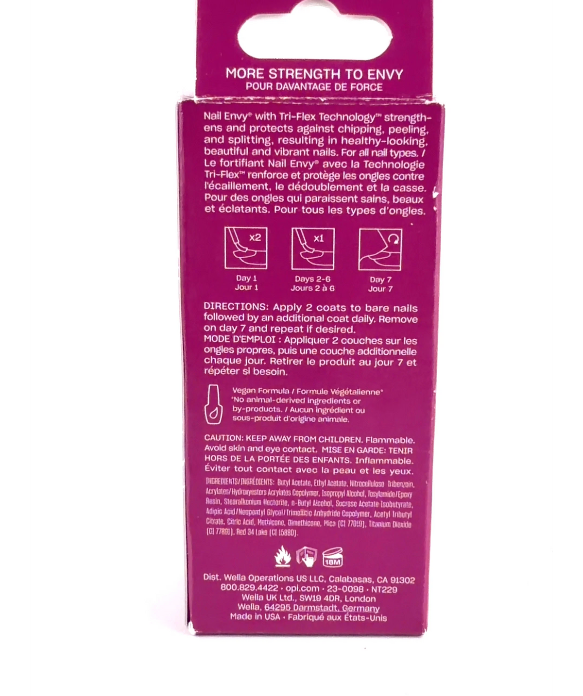 OPI POWERFUL PINK NAIL POLISH, size 15ml — fabric detail