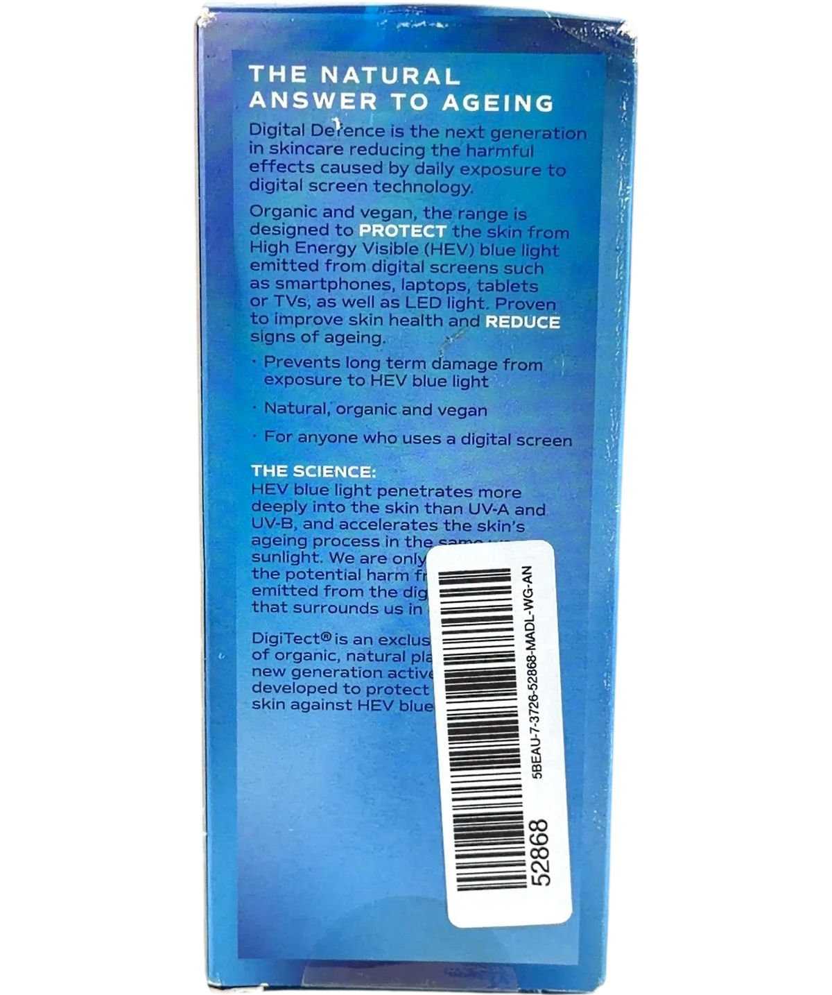 Higher Nature Digital Defence Exfoliating Treatment Mask, size 75ml — back