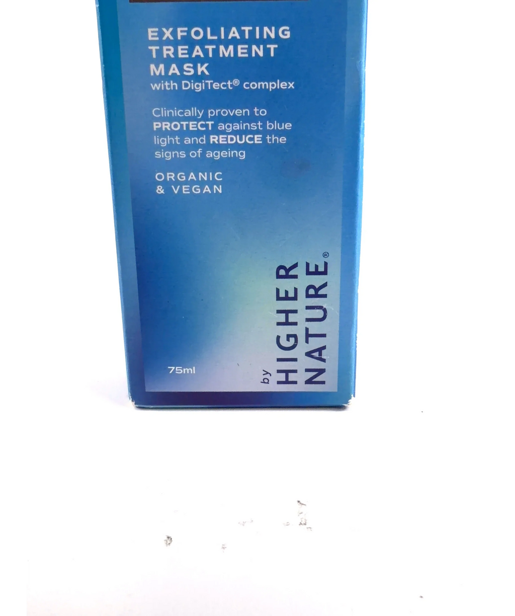 Higher Nature Digital Defence Exfoliating Treatment Mask, size 75ml — label