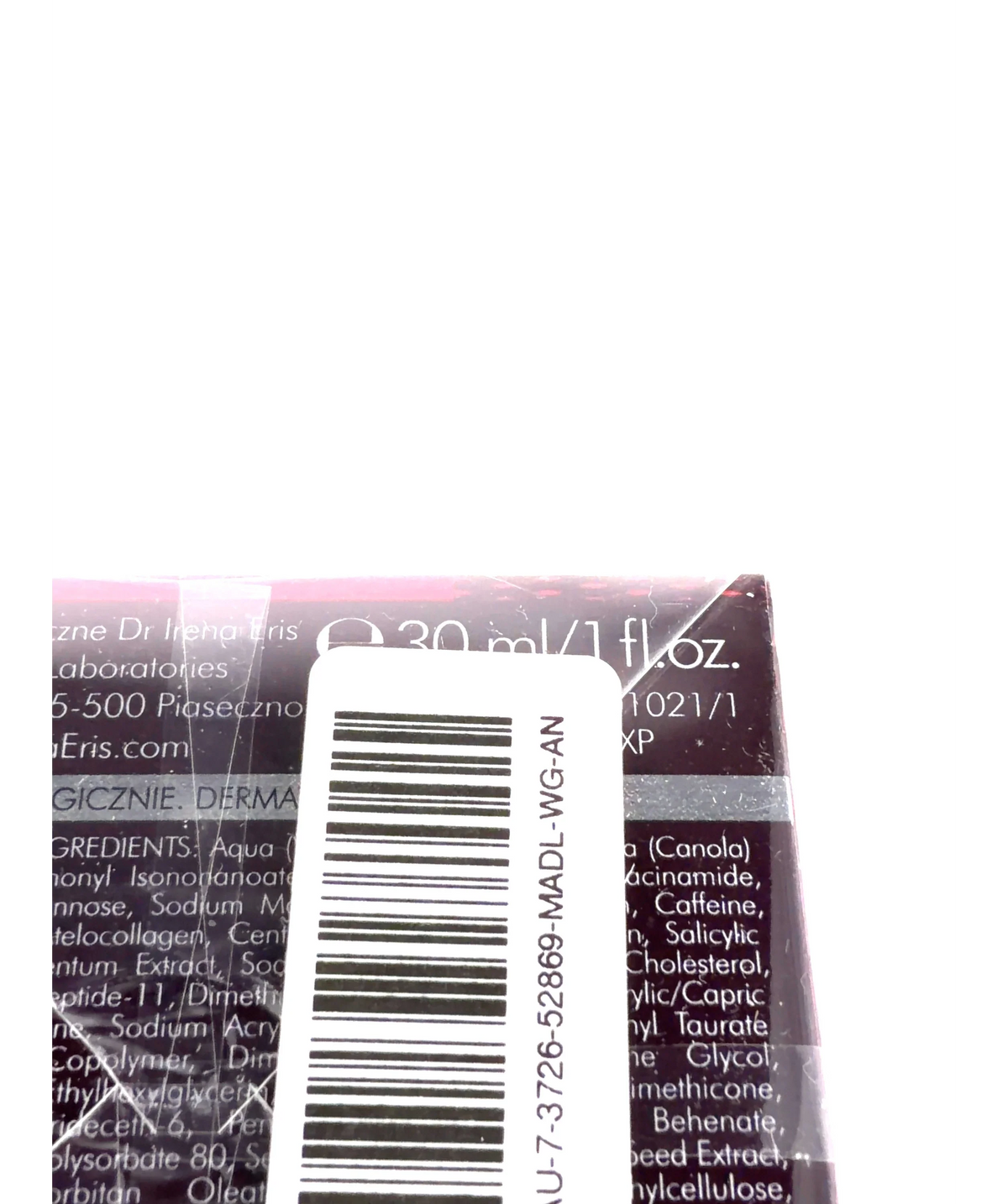 Dr Irena Eris Y Lifting Contouring Serum, size 30ml — care label