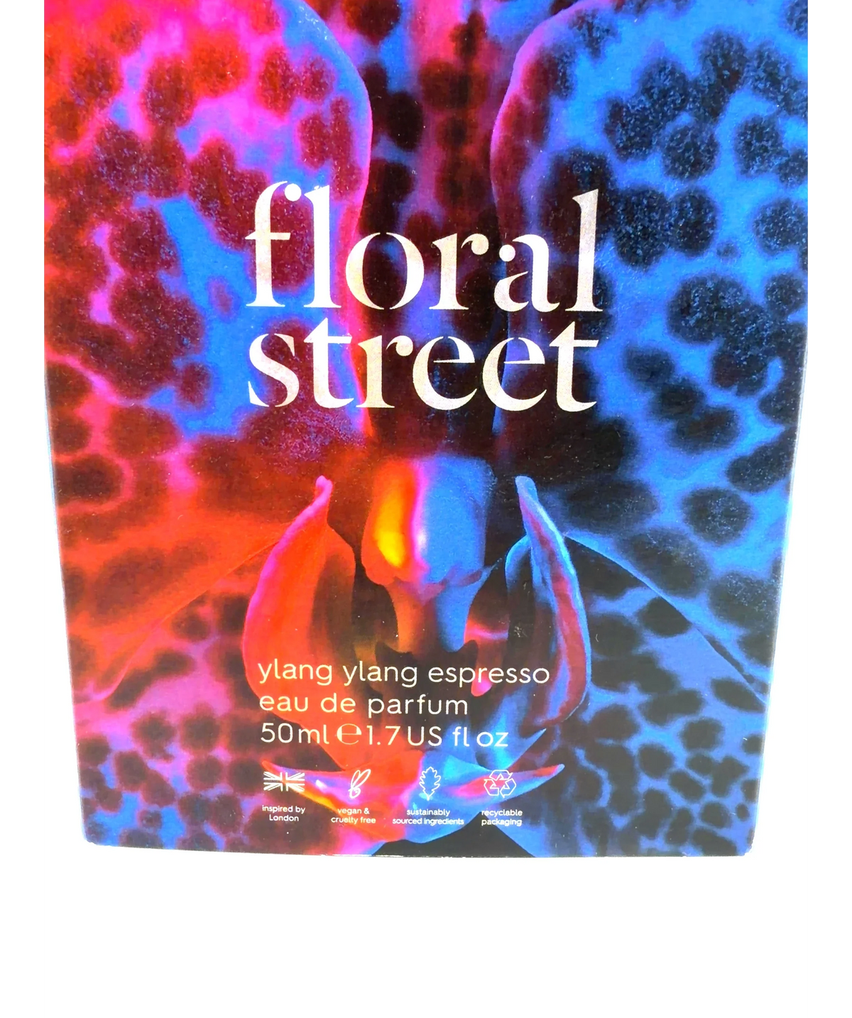 FLORAL STREET ylang ylang espresso, size 50ml — label