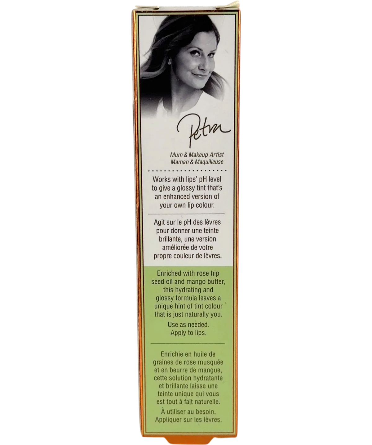 PIXI SnowPearl LipTone pH Reactive Gloss, size 12ml — back