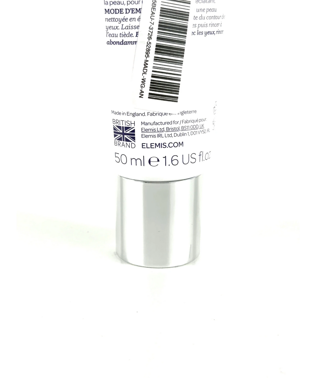 Elemis Papaya Enzyme Peel, size 50ml — care label