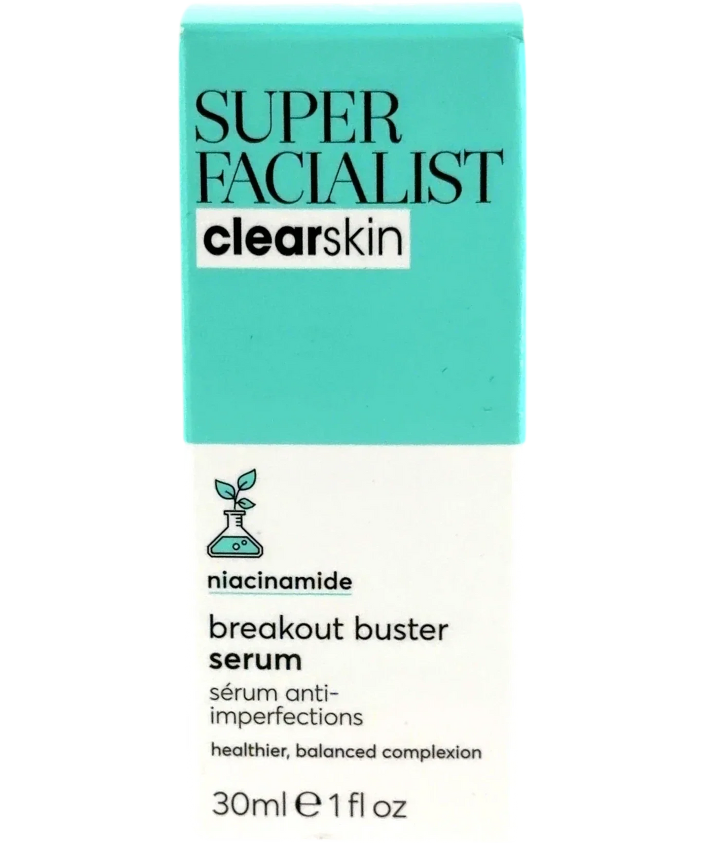 Super Facialist Clear Skin Breakout Buster Serum, size 30ml — front
