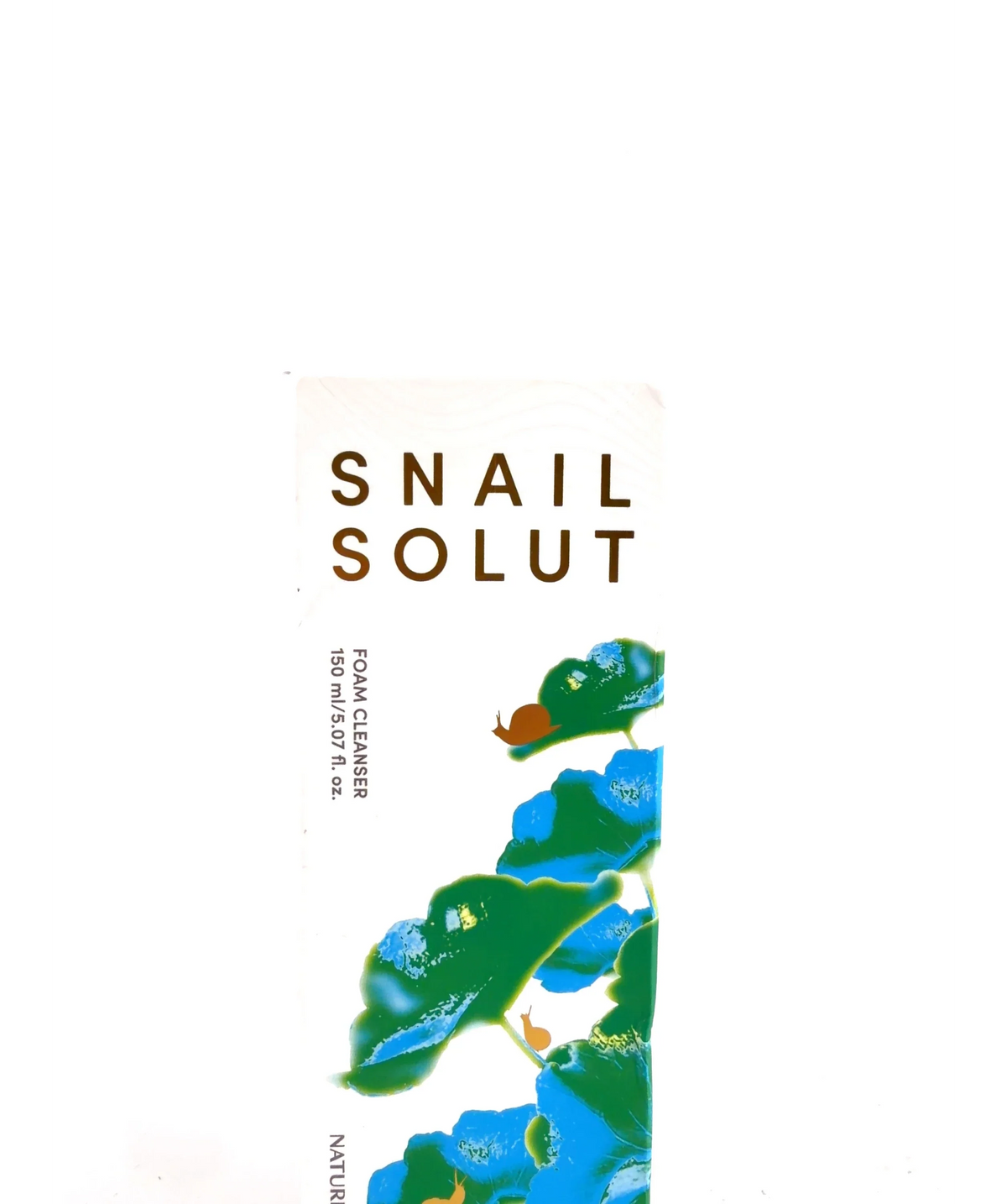 Nature Republic Snail Solution Foam Cleanser, size 150ml — label