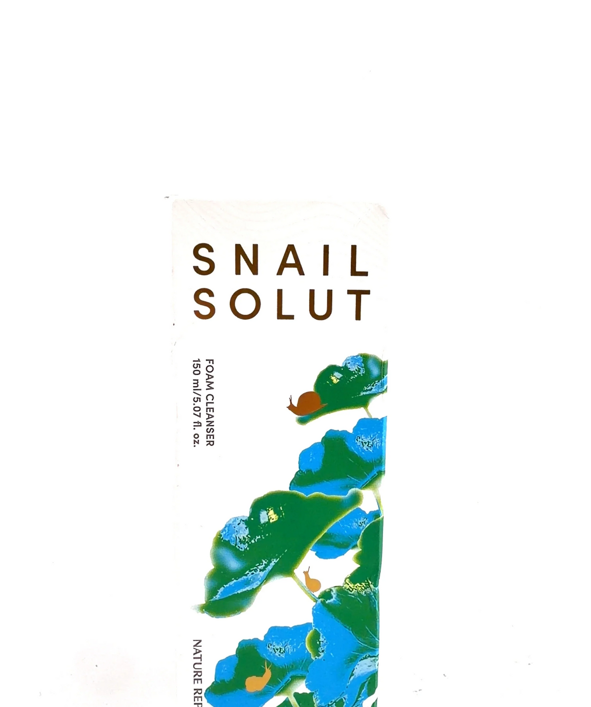 Nature Republic Snail Solution Foam Cleanser, size 150ml — care label