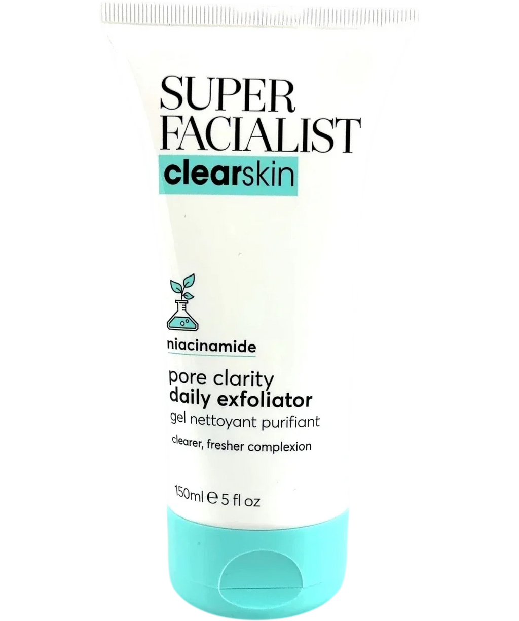 Super Facialist Clearskin Pore Clarity Daily Exfoliator, size 150ml — front