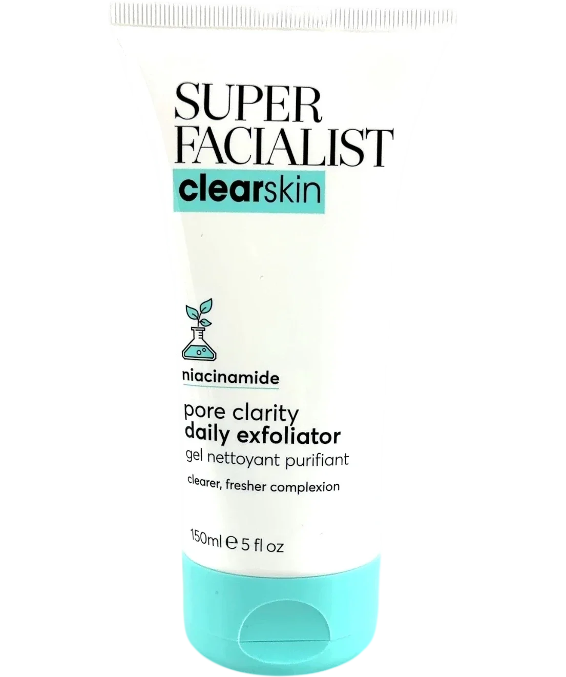 Super Facialist Clearskin Pore Clarity Daily Exfoliator, size 150ml — front