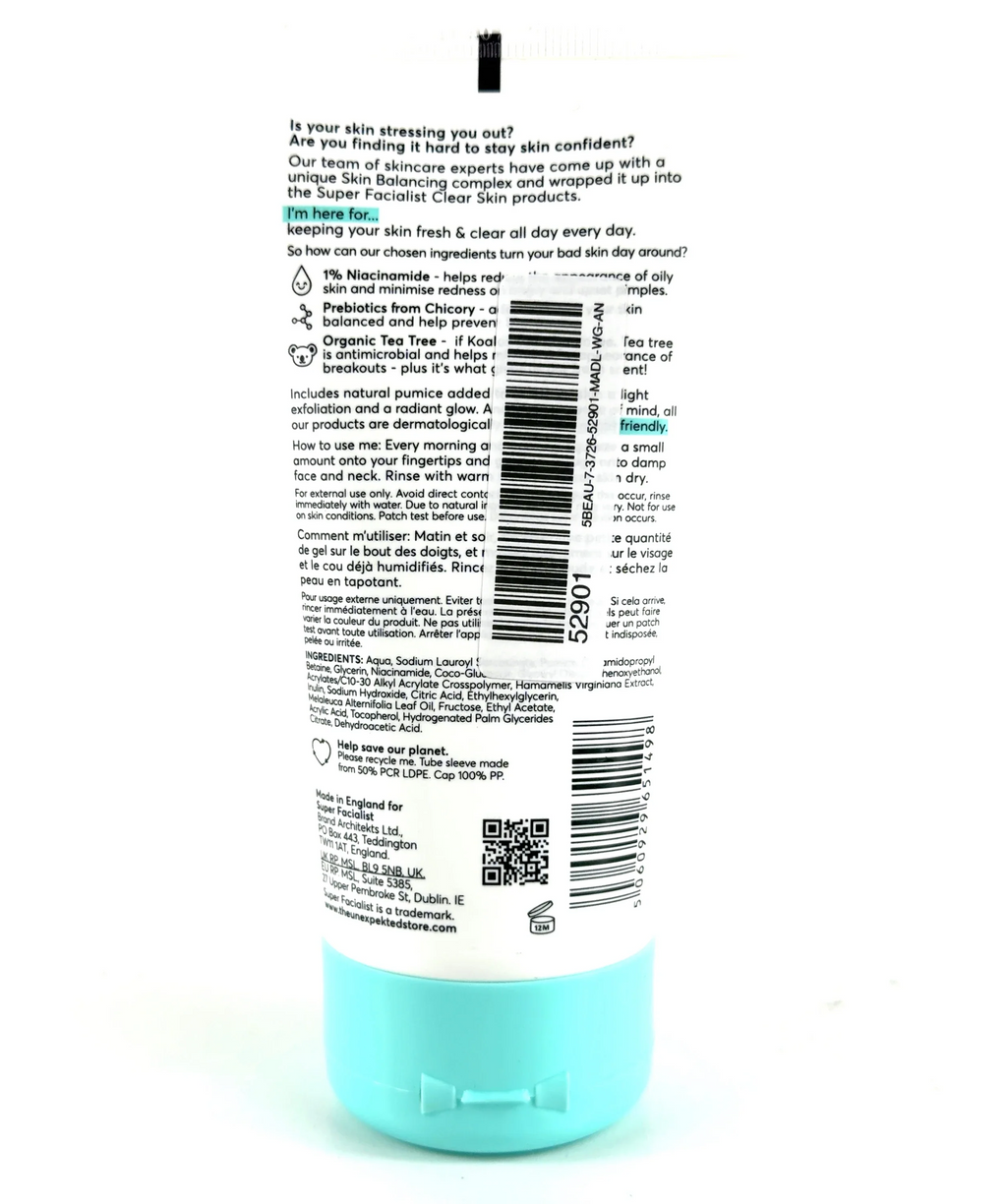 Super Facialist Clearskin Pore Clarity Daily Exfoliator, size 150ml — detail