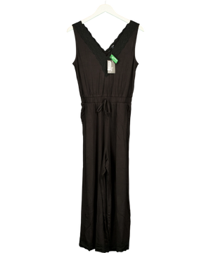 Pour Moi Sofa Loves Lace Black Jumpsuit UK 8