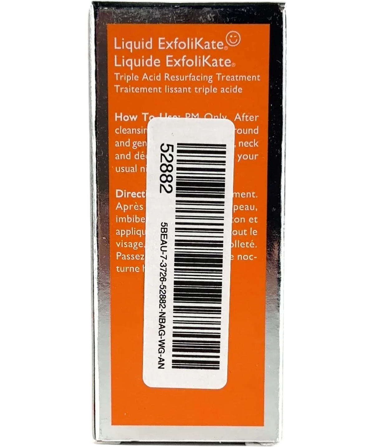 Kate Somerville Liquid ExfoliKate Triple Acid Resurfacing Treatment, size 30ml — back
