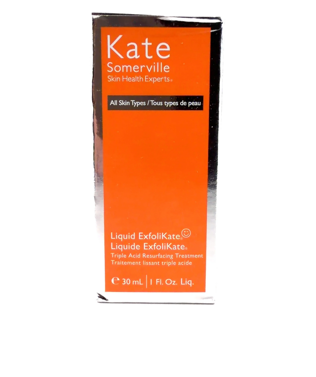 Kate Somerville Liquid ExfoliKate Triple Acid Resurfacing Treatment, size 30ml — care label