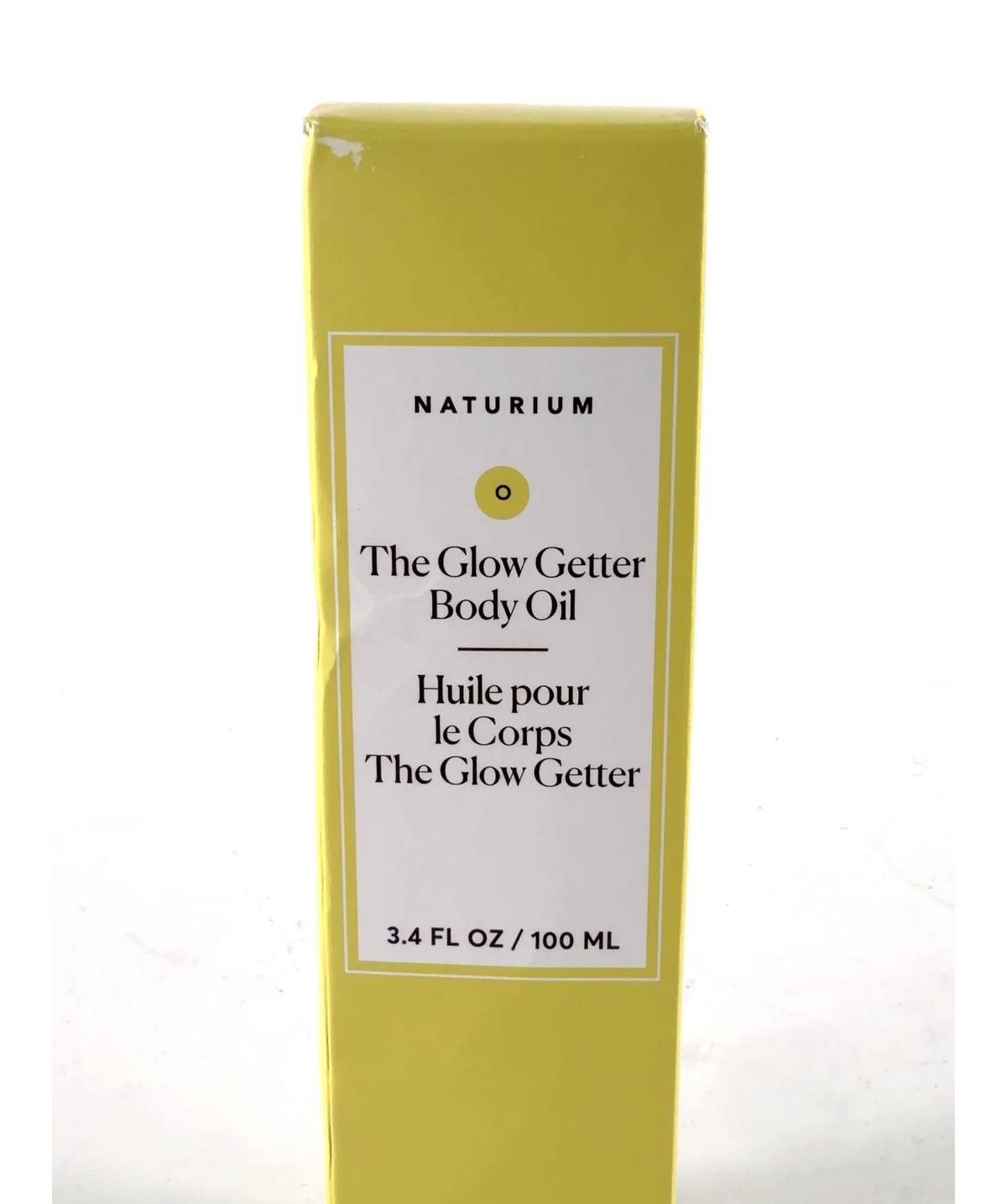 naturium The Glow Getter Body Oil, size 100ml — label