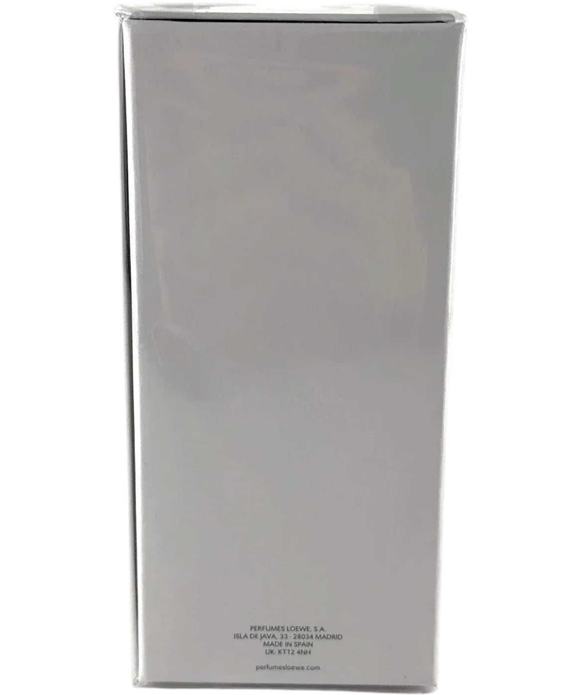 Loewe SOLO, size 50ml — back