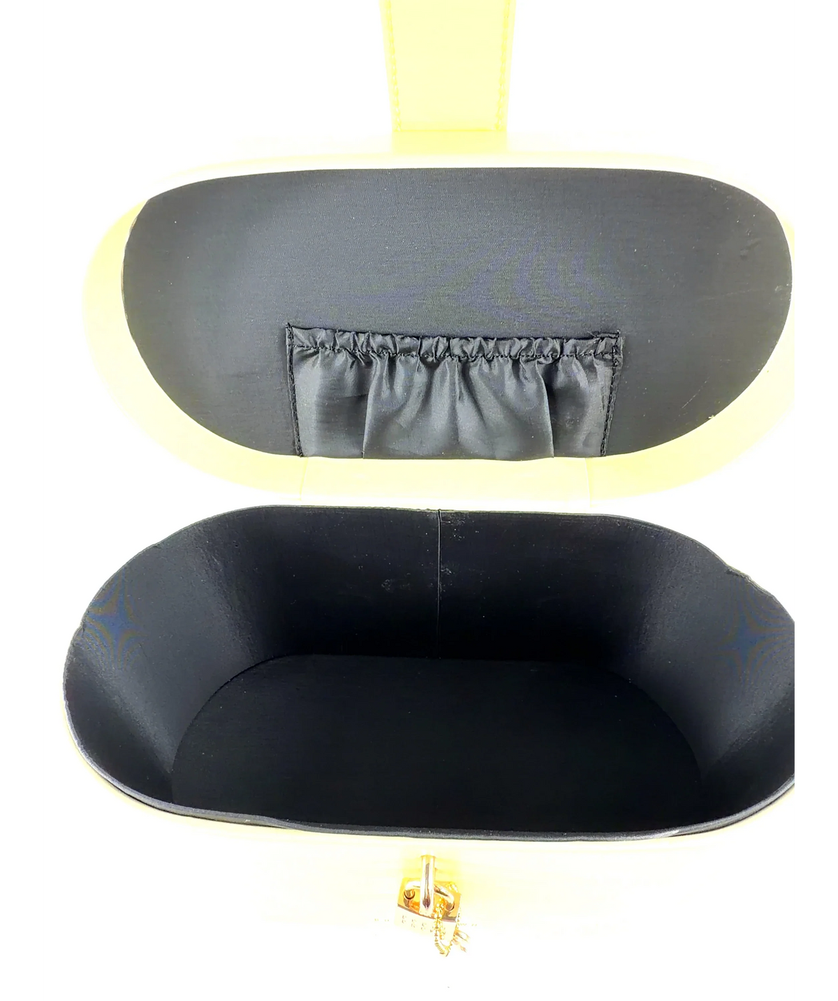 Bobbi Brown YELLOW vanity case — fabric detail