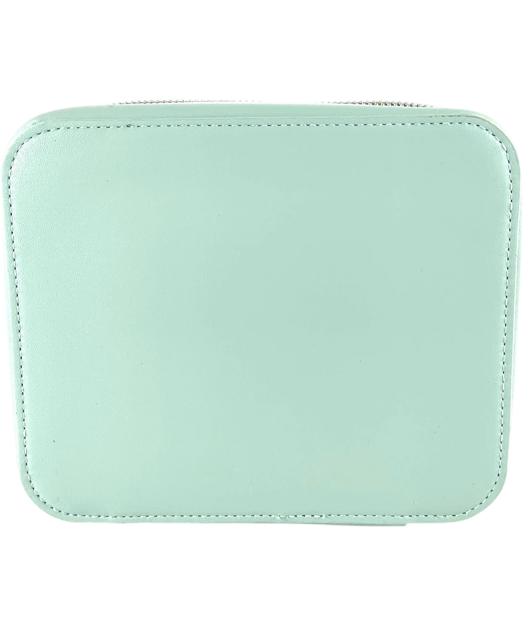 medik8 mint green Mint Green Clear Cosmetic / Beauty Bag — back