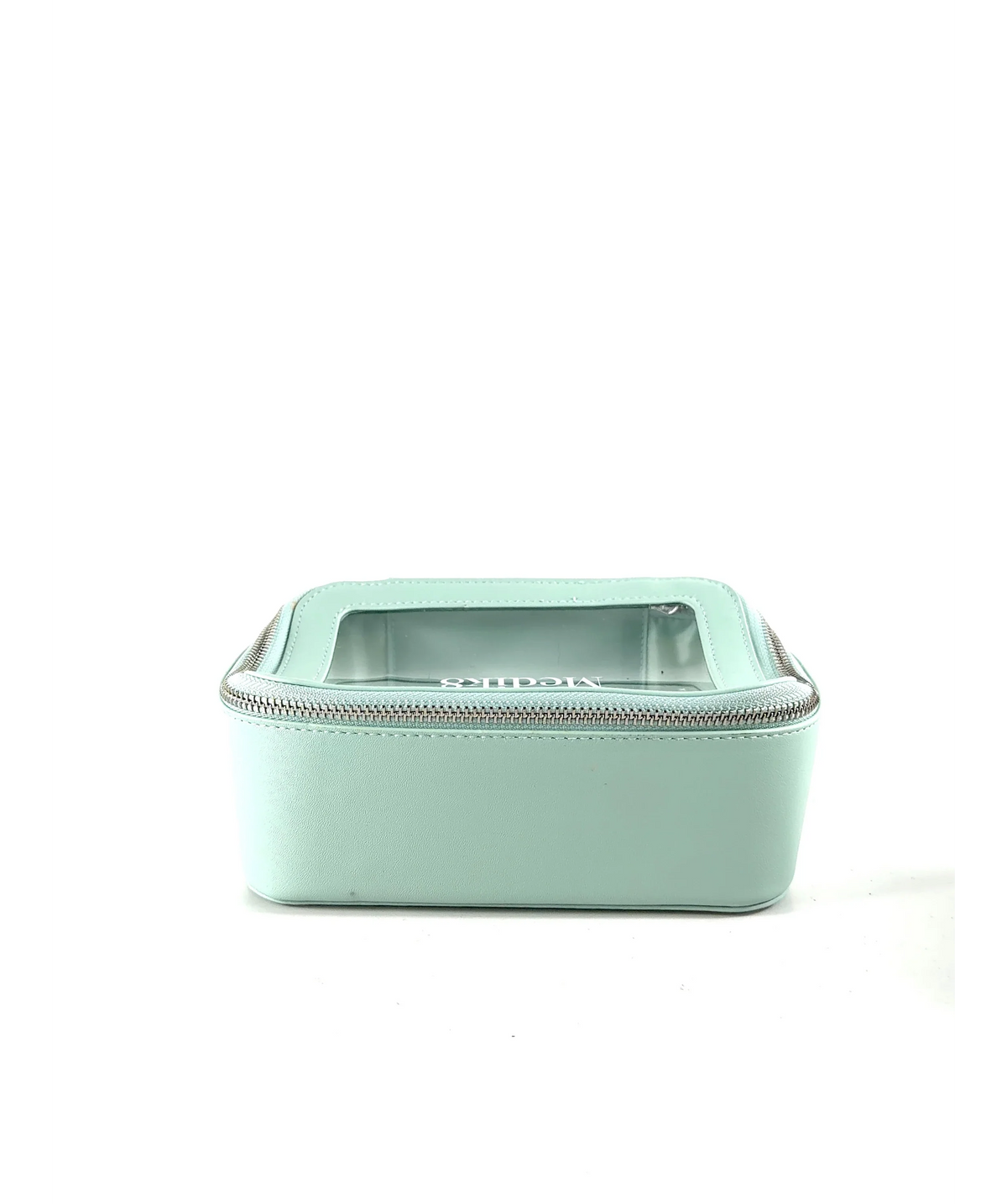 medik8 mint green Mint Green Clear Cosmetic / Beauty Bag — fabric detail