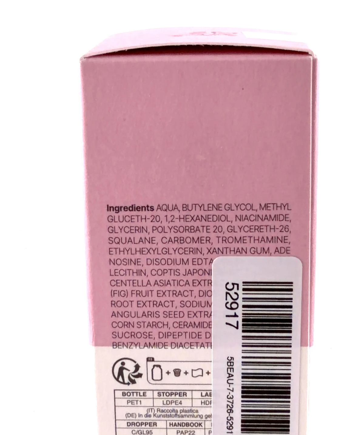 beauty of joseon Red Bean PDRN + Peptide Pore Firming Serum, size 30ml — fabric detail