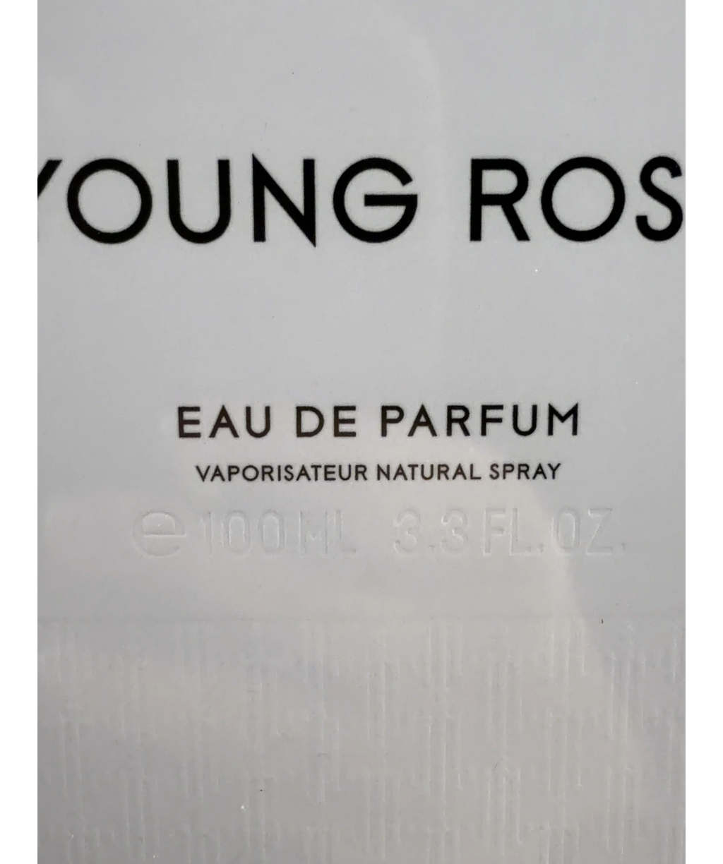 BYREDO YOUNG ROSE, size 100ml — care label