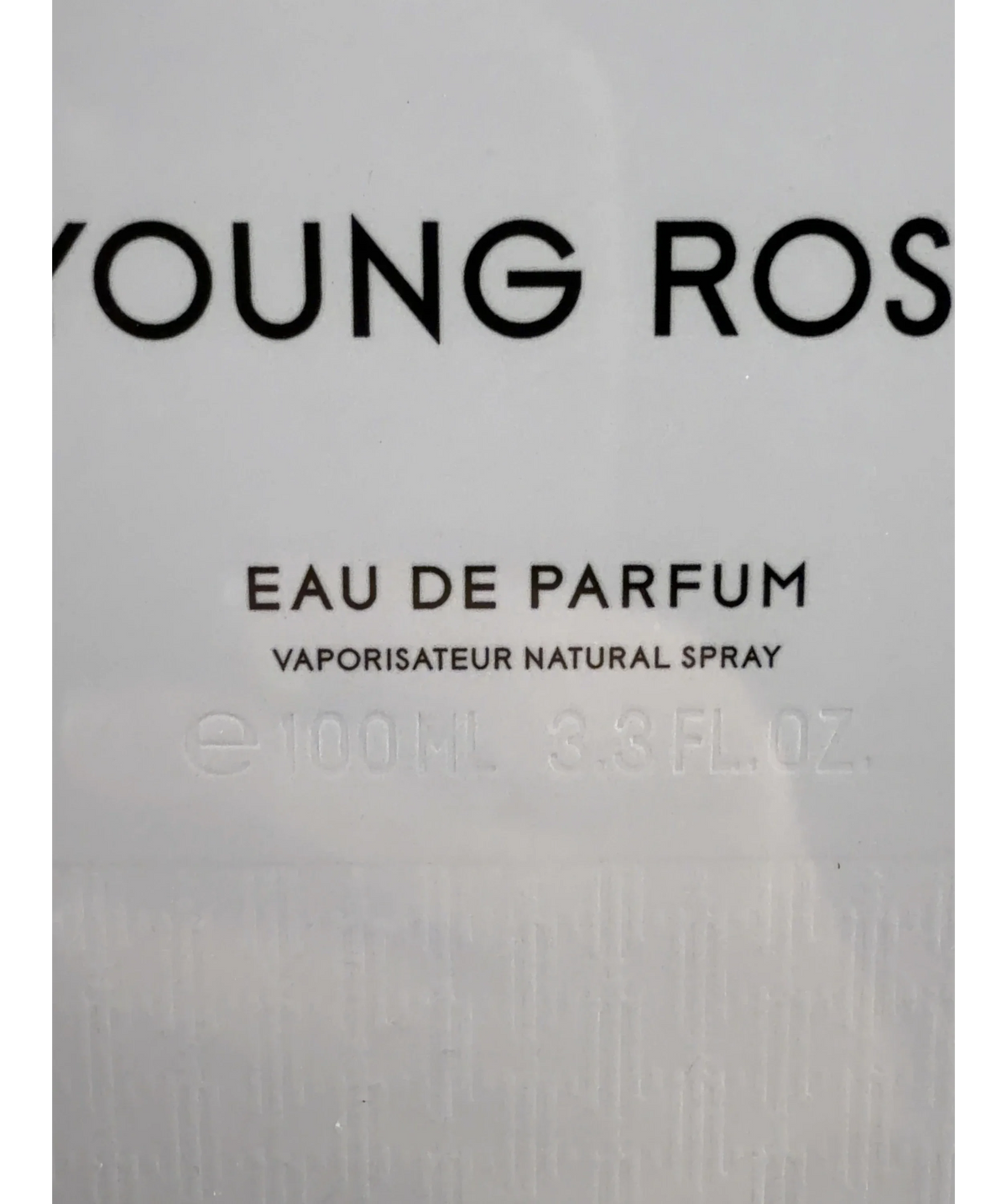 BYREDO YOUNG ROSE, size 100ml — care label