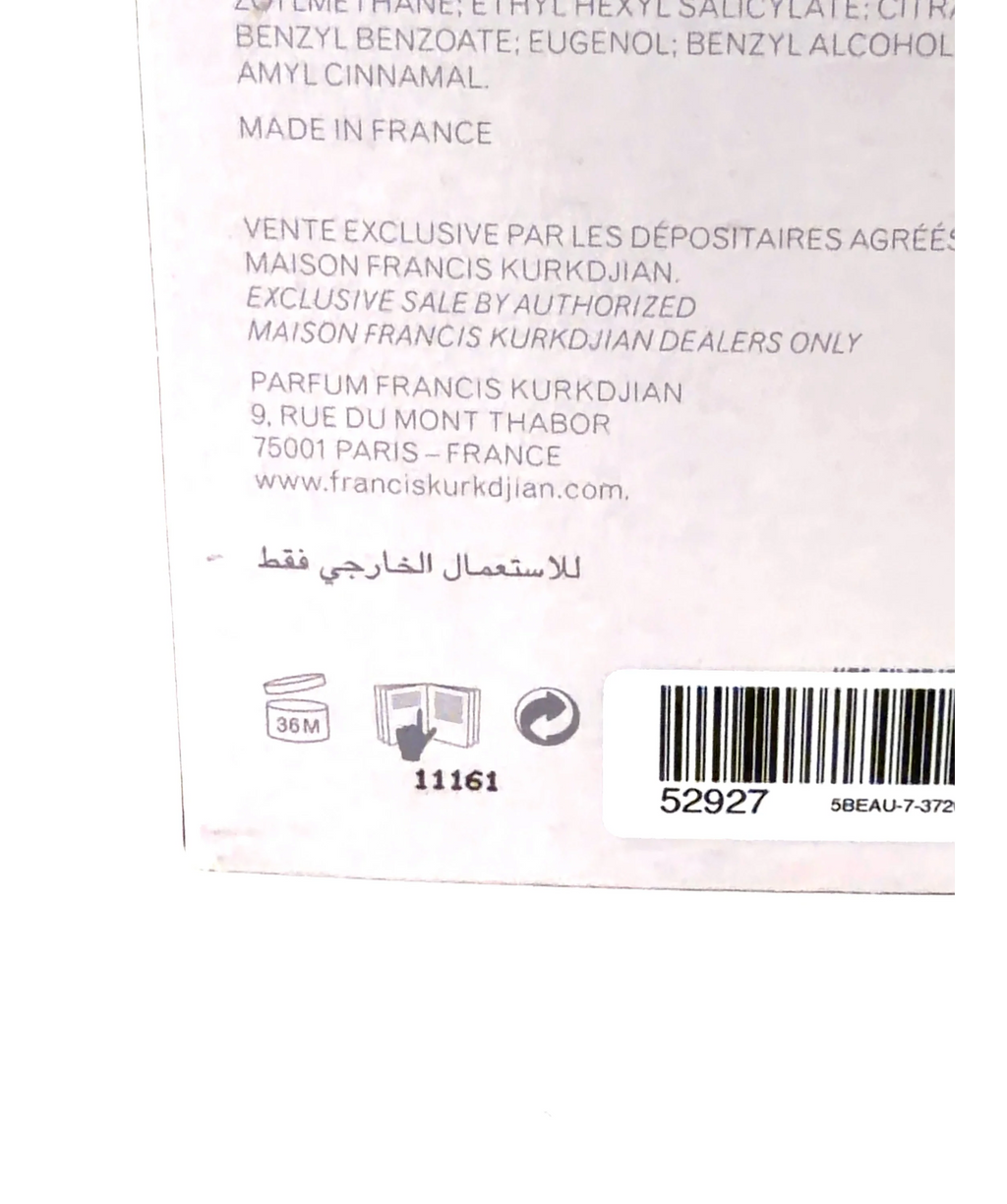 Maison Francis Kurkdjian Aqua Universalis forte eau de parfum 70ml, size 70ml — detail