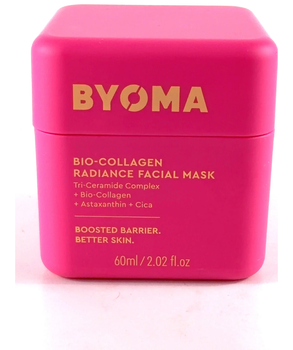 BYOMA BIO-COLLAGEN RADIANCE FACIAL MASK, size 60ml — care label