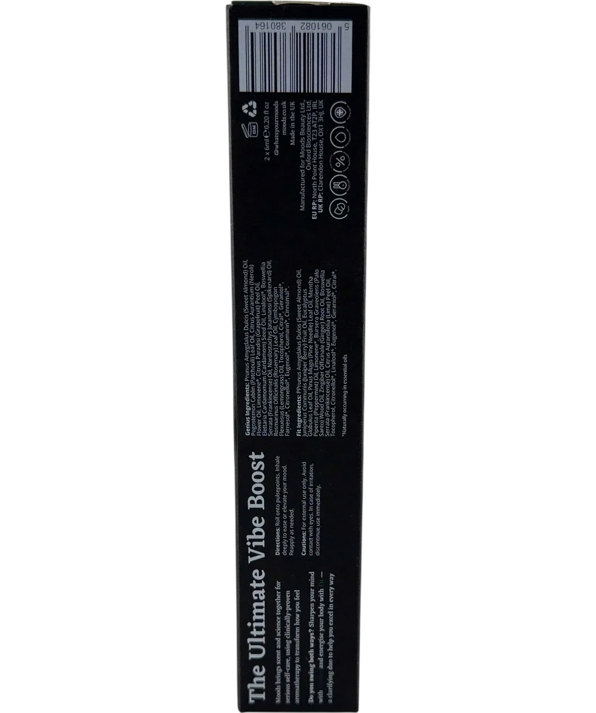 moods FIT Performance MoodSwing (Genius + Fit) dual roller, size 12ml — back