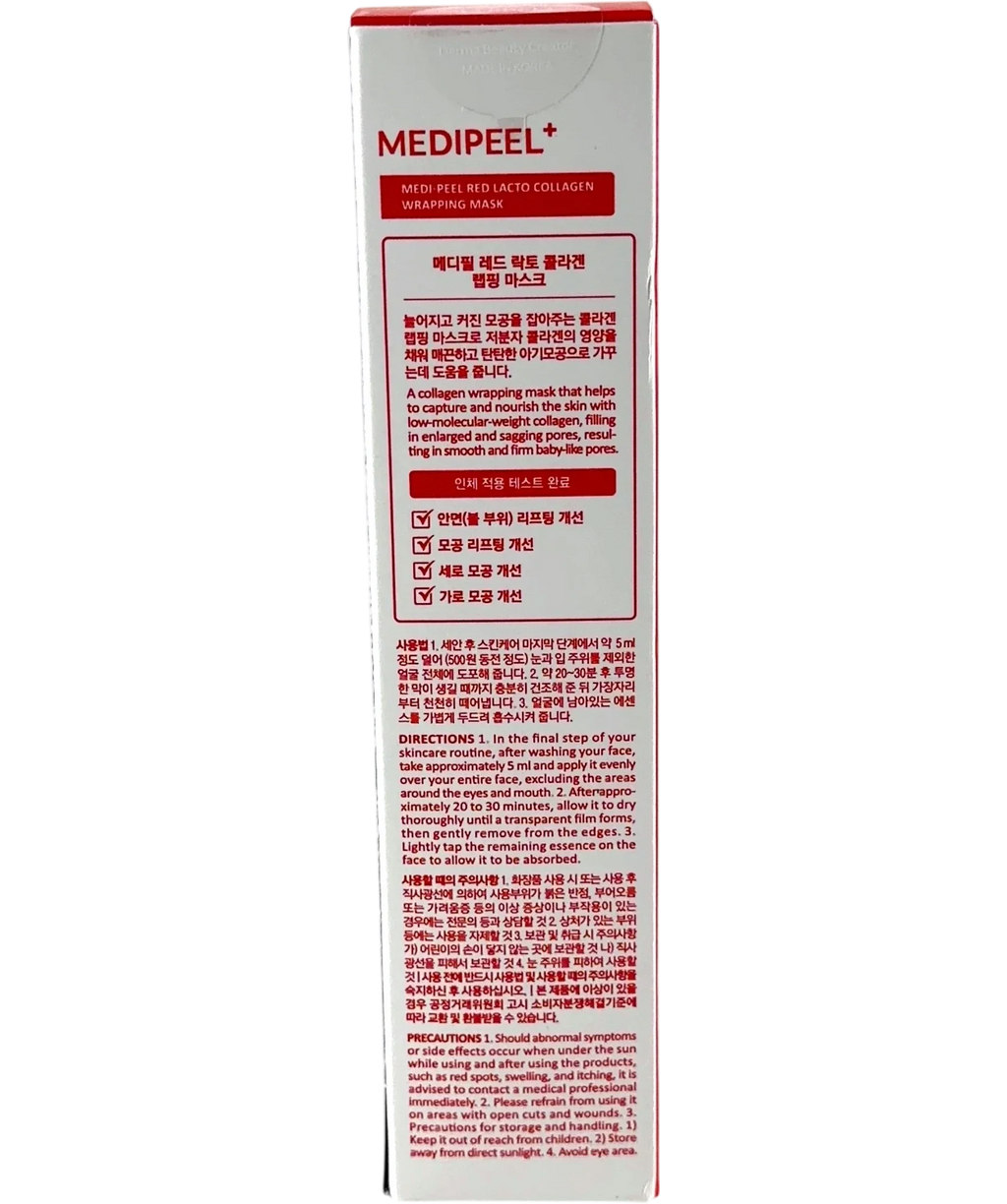 MEDIPEEL Lacto Collagen Wrapping Mask, size 70ml — back