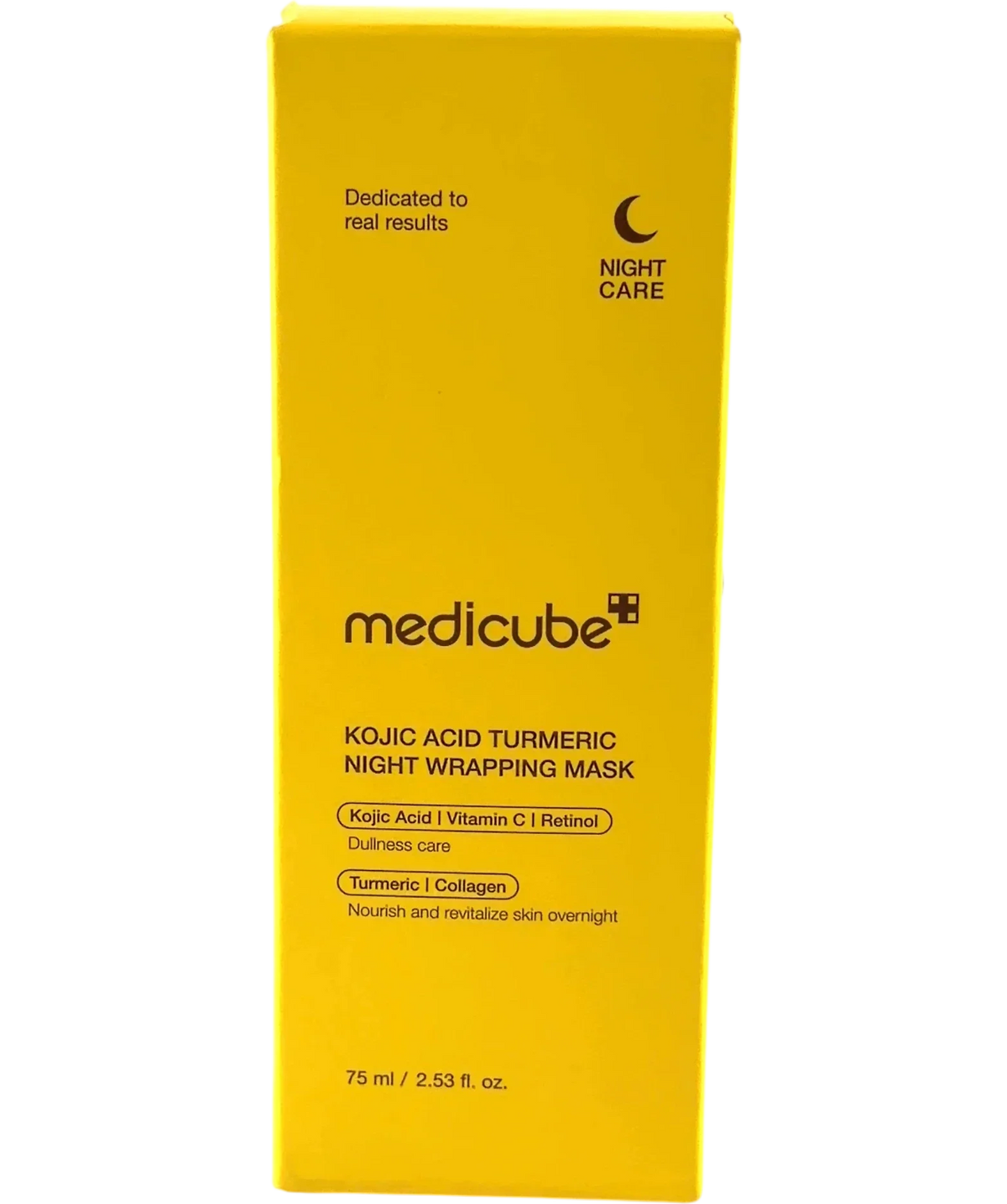 Medicube Kojic Acid Turmeric Night Wrapping Mask, size 75ml — front