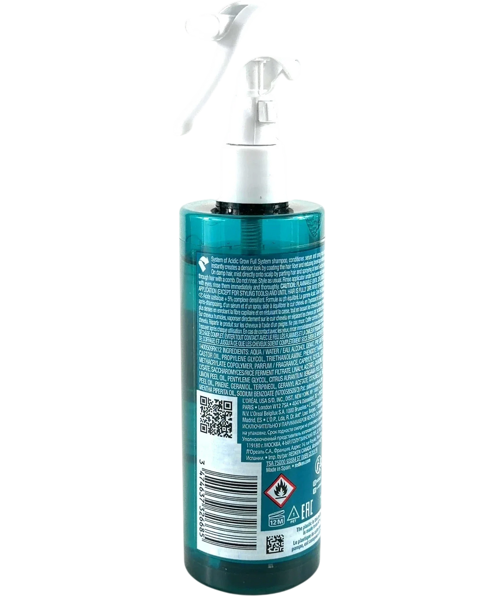 REDKEN acidic grow full system instant densifying spray, size 190ml — back