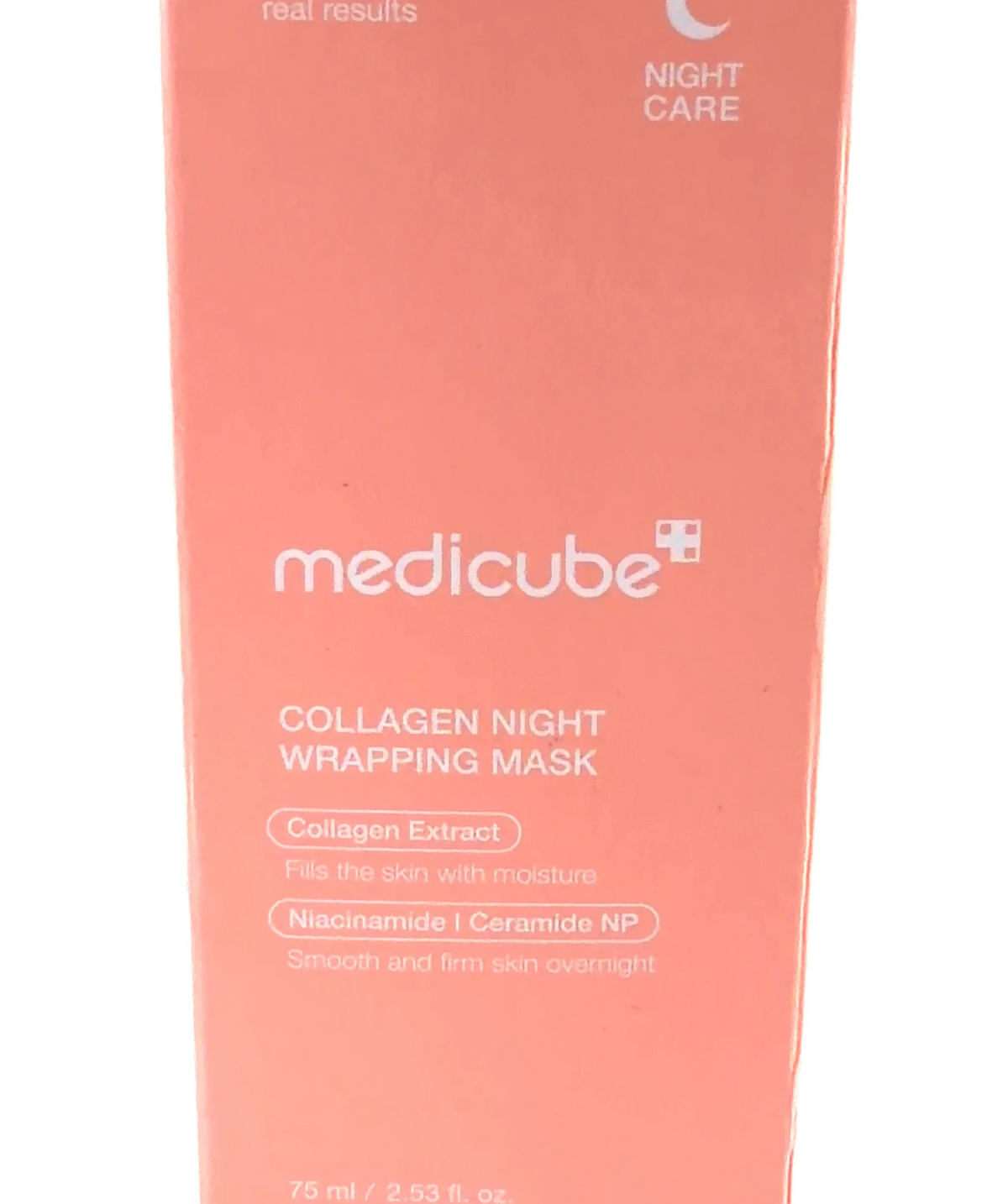 Medicube COLLAGEN NIGHT WRAPPING MASK, size 75ml — label