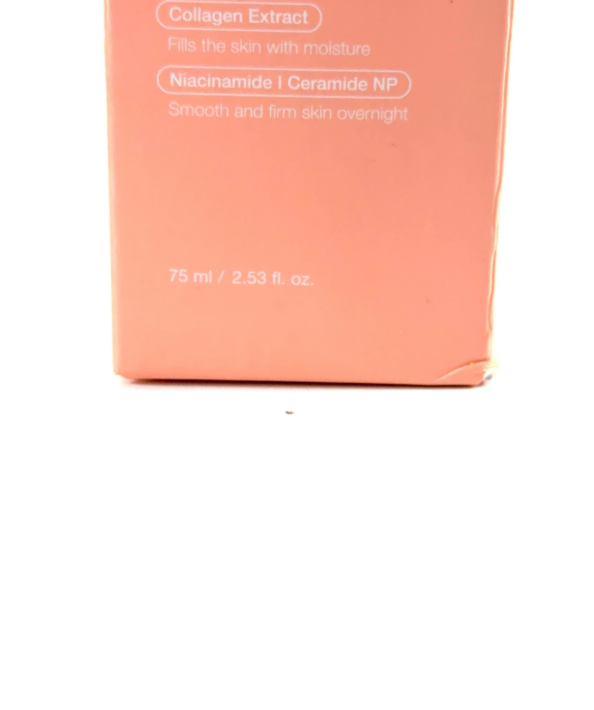 Medicube COLLAGEN NIGHT WRAPPING MASK, size 75ml — care label