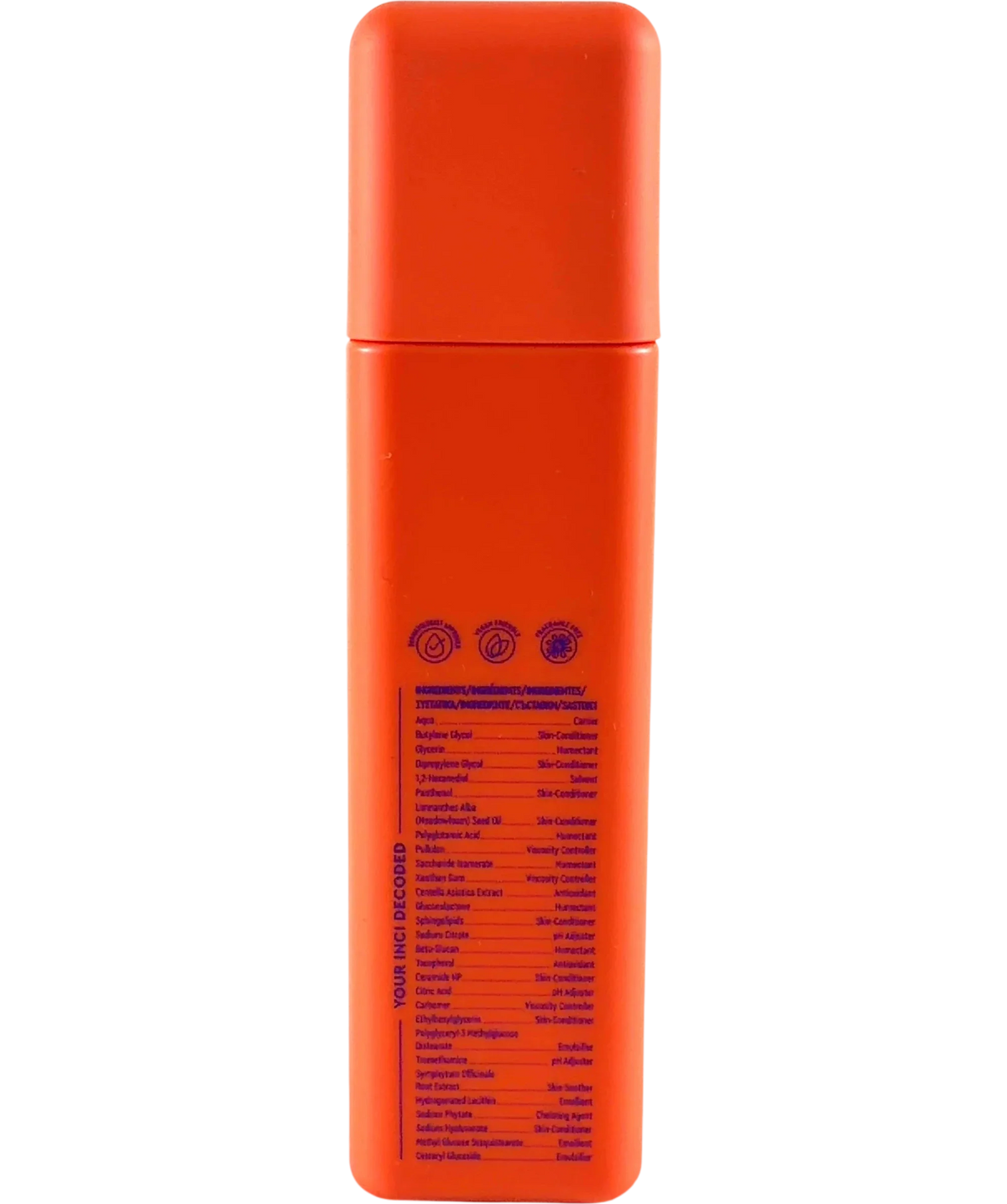BYOMA Hydrating Milky Toner, size 150ml — back