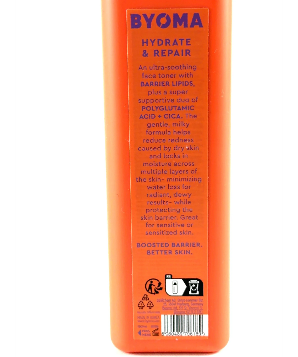 BYOMA Hydrating Milky Toner, size 150ml — fabric detail