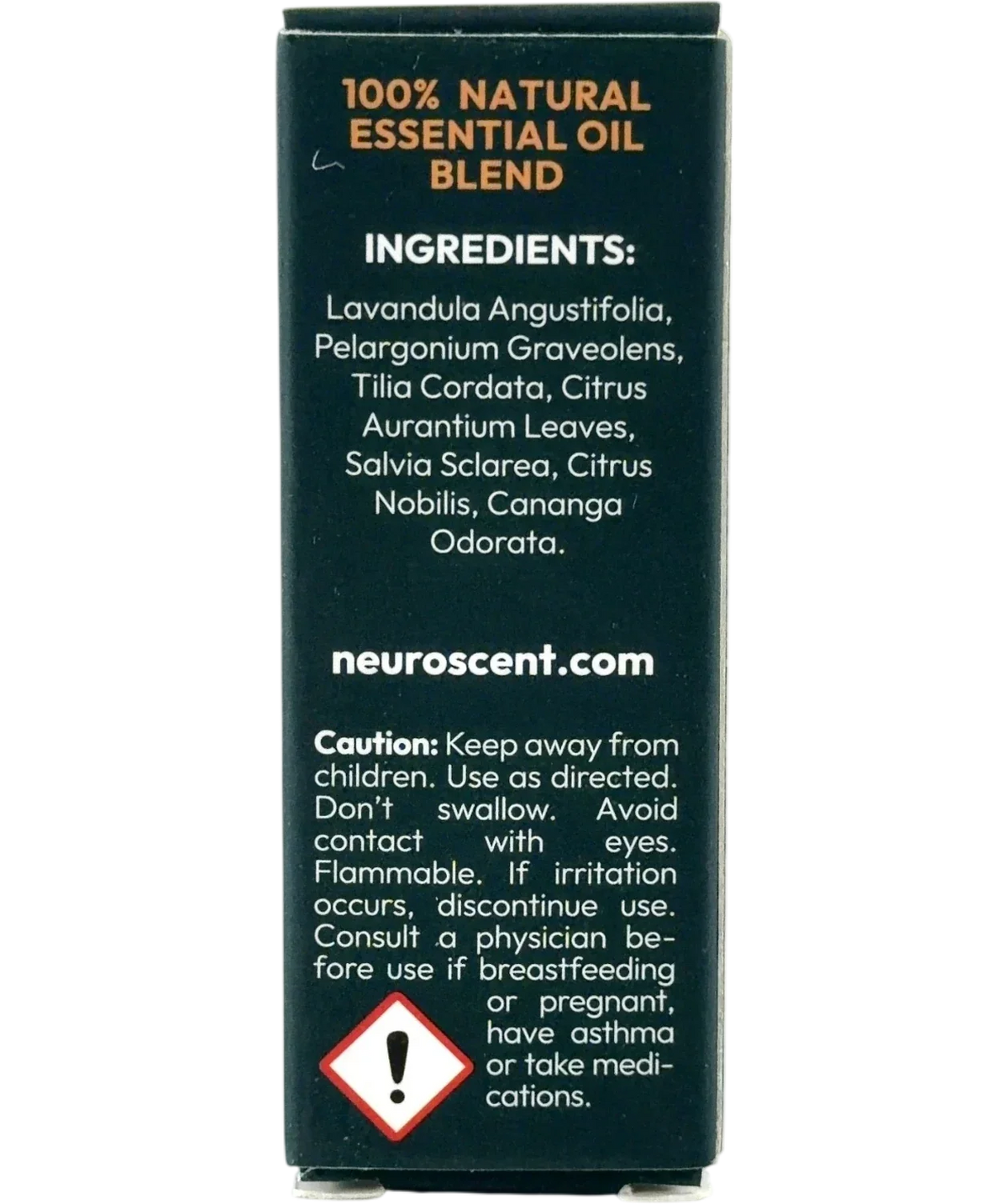 Neuroscent WOMEN'S HEALTH BLEND, size 10ml — back