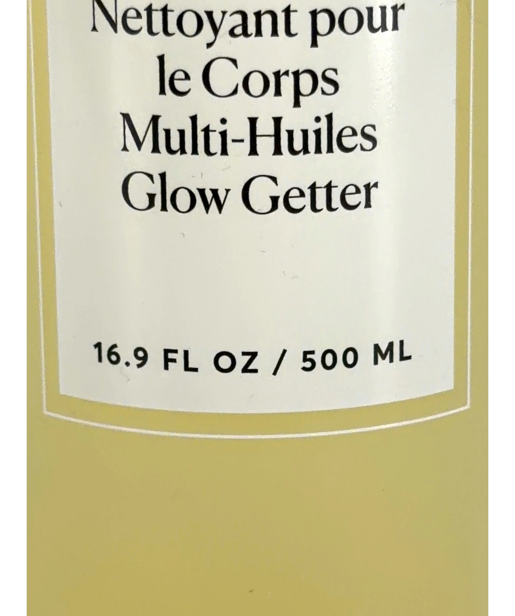 naturium Universal The Glow Getter Multi-Oil Body Wash, size 500ml — care label