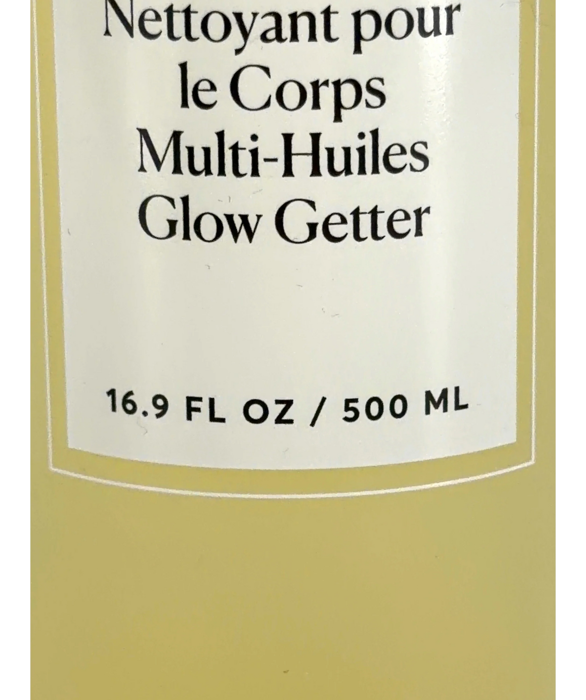 naturium Universal The Glow Getter Multi-Oil Body Wash, size 500ml — care label
