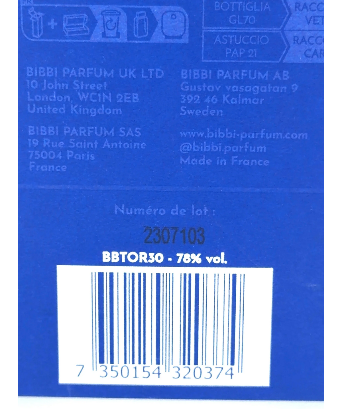 BIBBI The Other Room, size 30ml — detail