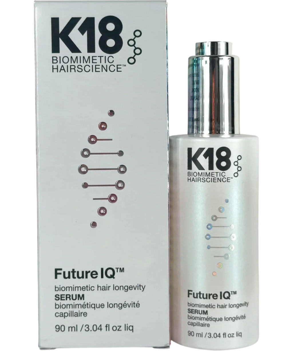 K18 Hair science FutureIQ Biomimetic Hair Longevity Serum, size 90ml — front